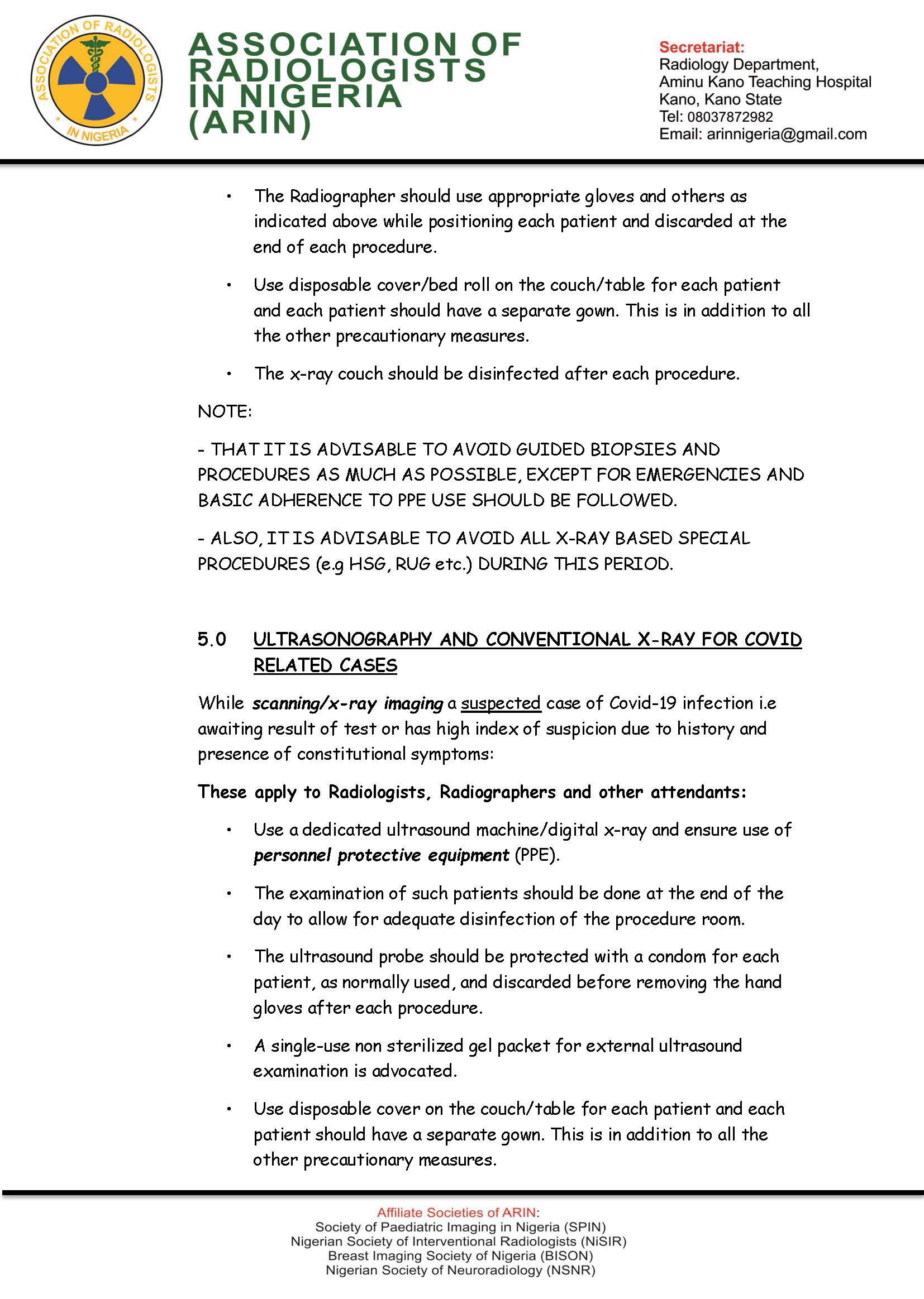 ARIN COVID 19 SAFETY GUIDES Page 4