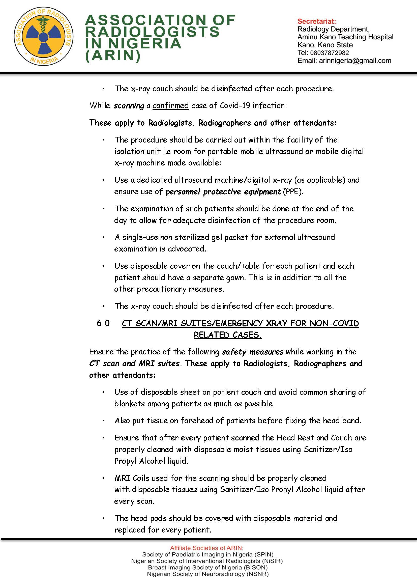 ARIN COVID 19 SAFETY GUIDES Page 5